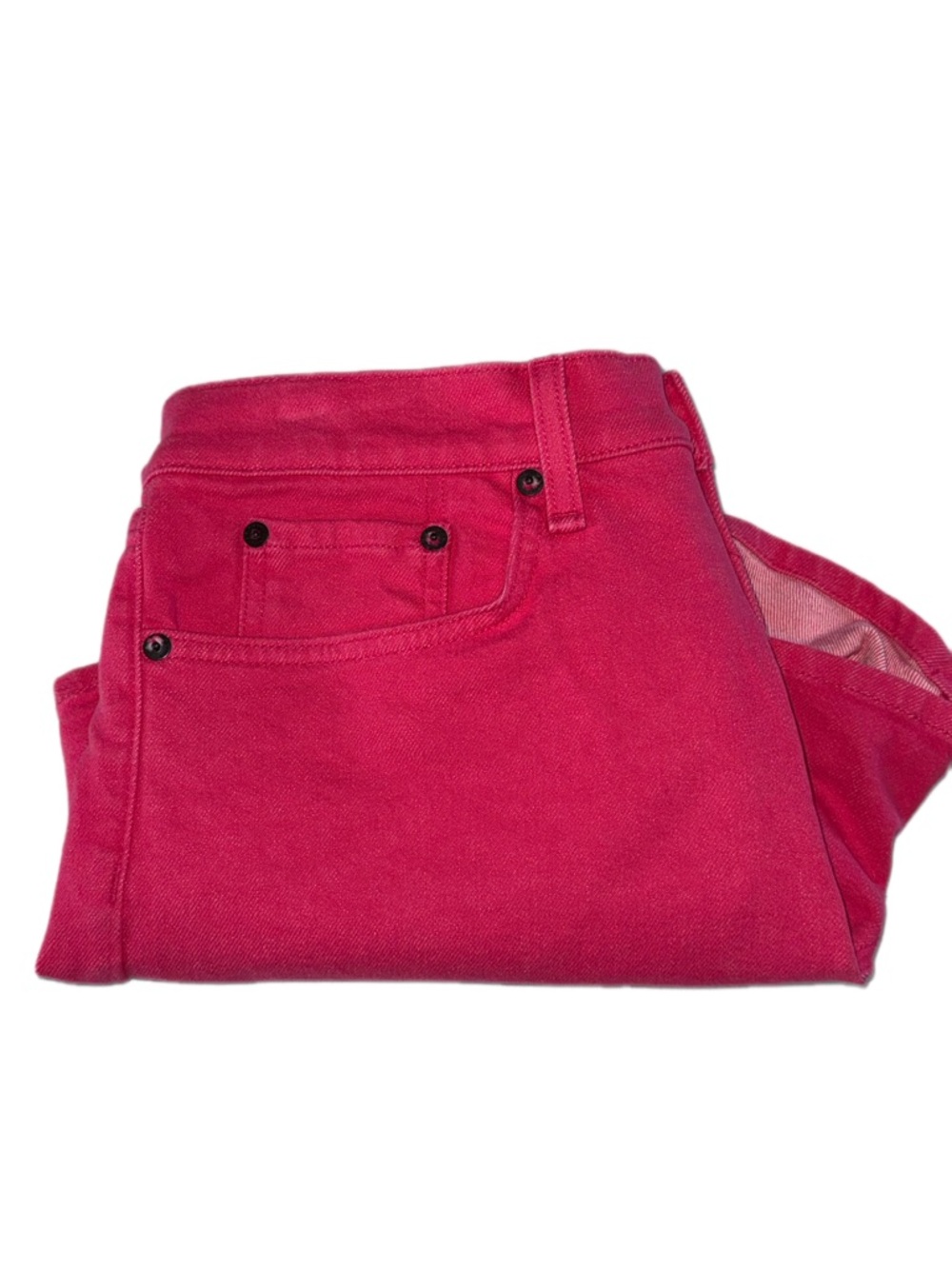 Rag & Bone Justine Bull Pink Denim Shorts Size 32 High Rise NWOT - Picture 4 of 10